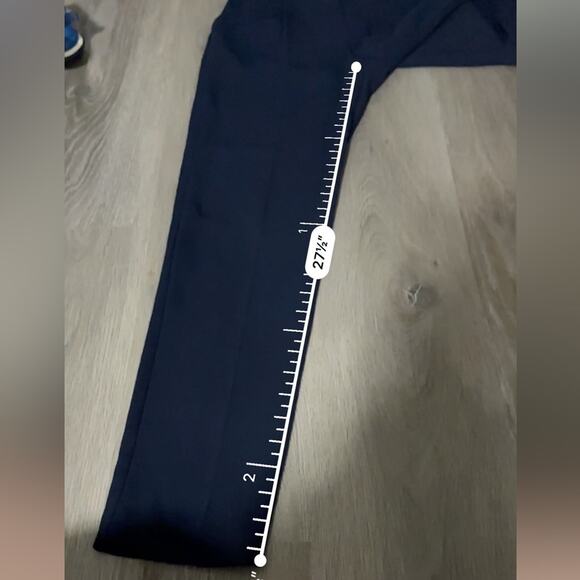 Trina Turk Navy Blue High Rise Skinny‎ Leg Full Length Dress Pants Size 2 - Picture 10 of 10